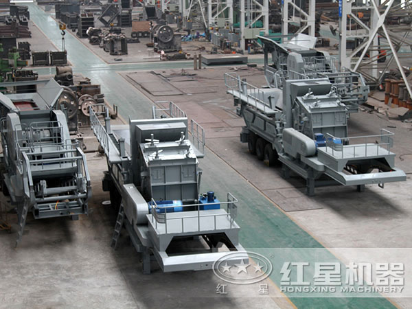 移動(dòng)式制砂機(jī)生產(chǎn)車(chē)間 移動(dòng)式制砂機(jī)生產(chǎn)車(chē)間