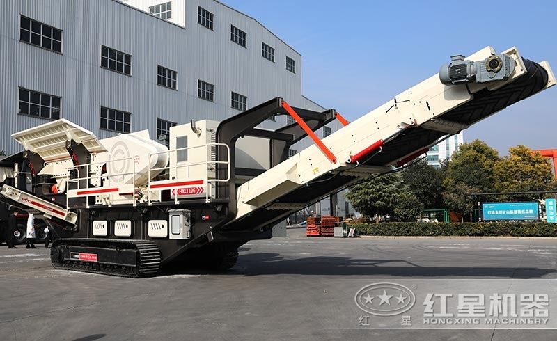 履帶式的小型制砂機(jī) 履帶式的小型制砂機(jī)