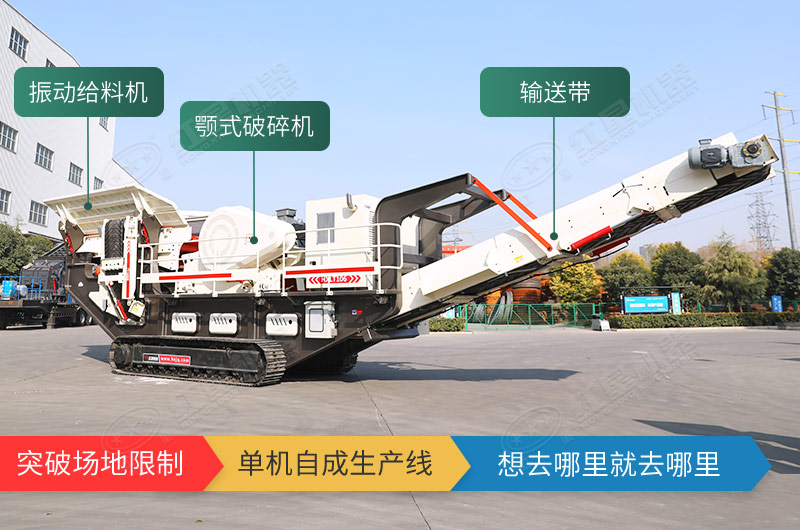 履帶移動(dòng)破碎機(jī)優(yōu)勢眾多，還可多元化搭配