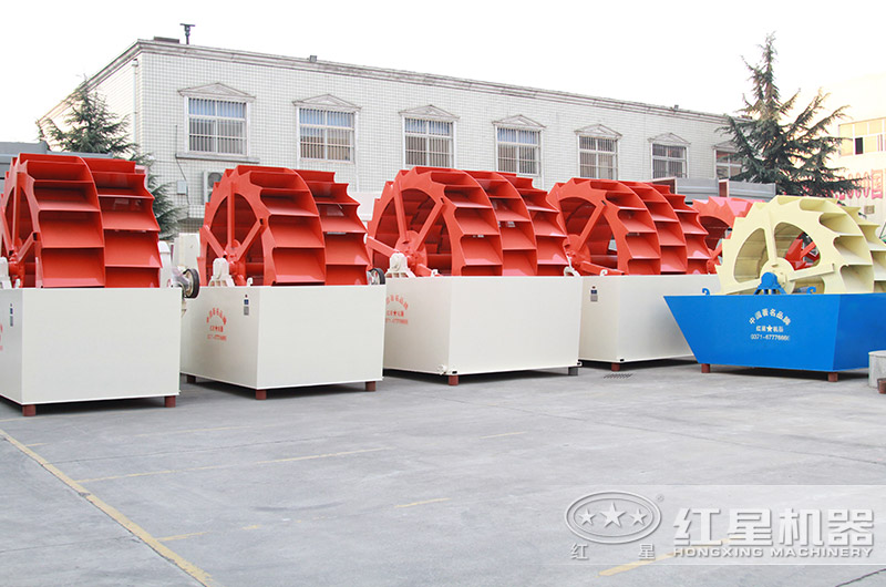 雙輪、三輪洗沙機設(shè)備展示圖