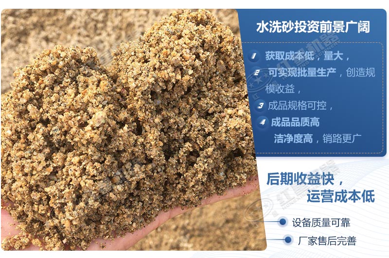石粉洗出來的砂怎么樣？洗沙設備多少錢一臺？