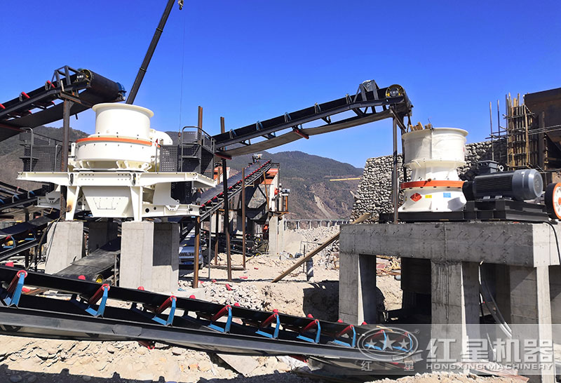 單缸圓錐破適合破碎硬料，HVI制砂機(jī)節(jié)能