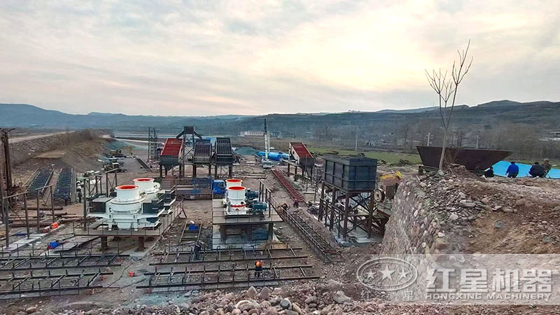 大型機制砂生產(chǎn)現(xiàn)場實拍 大型機制砂生產(chǎn)現(xiàn)場實拍