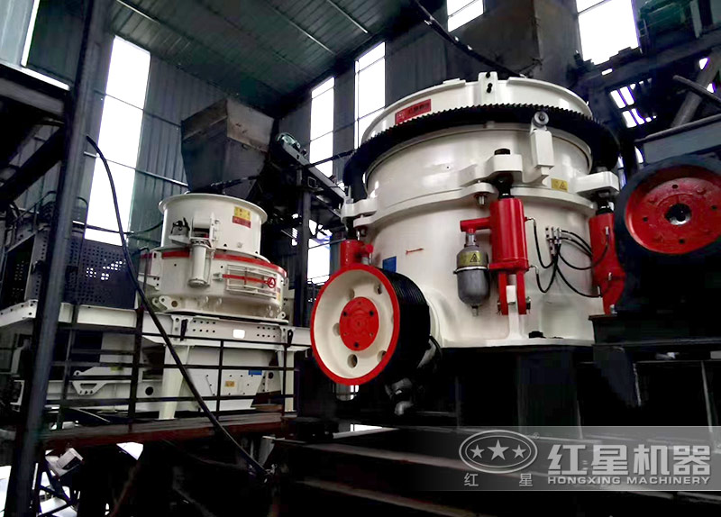 1200圓錐機(jī)搭配制砂機(jī)、鄂破配置生產(chǎn)線